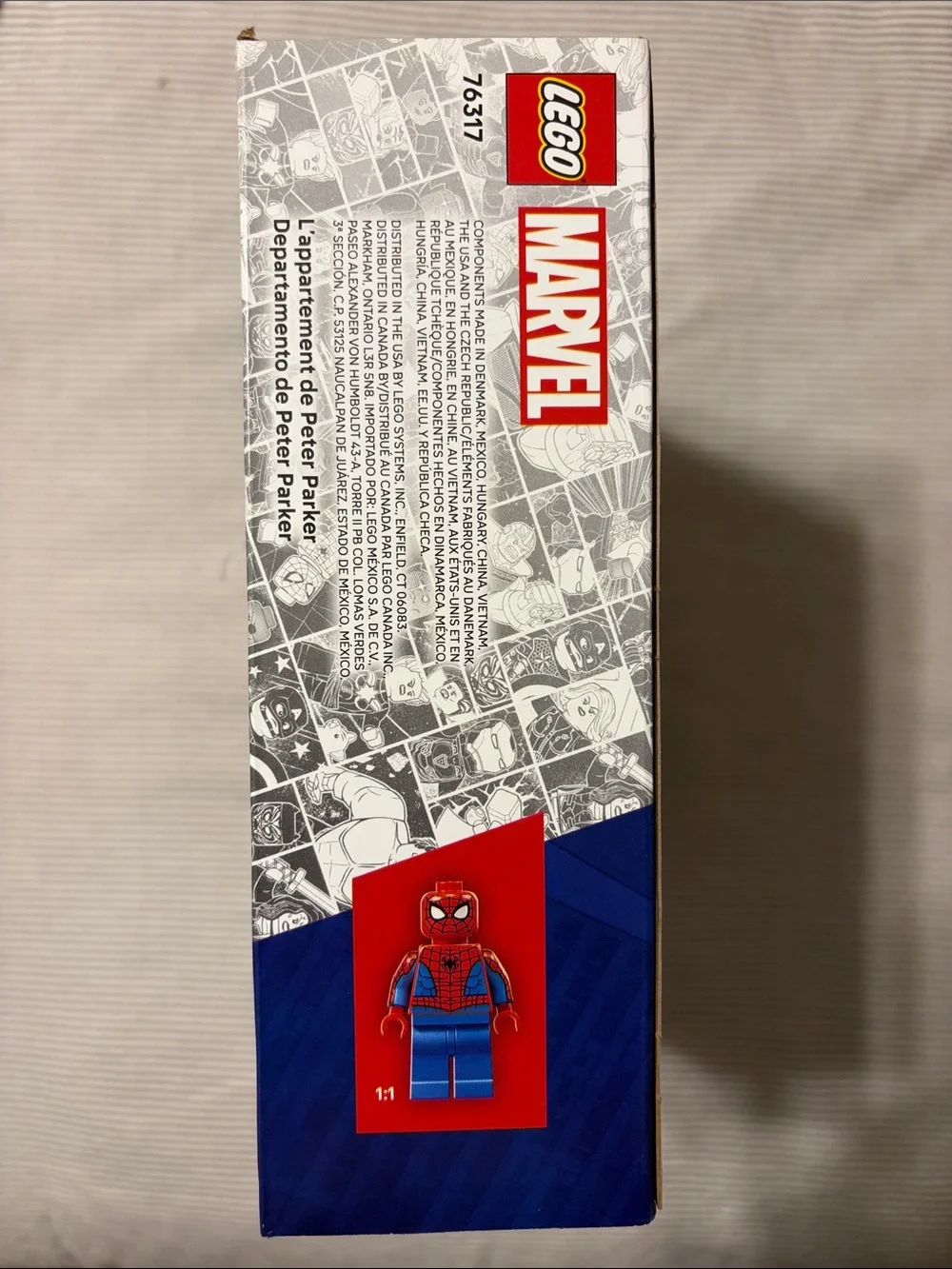 NIB LEGO Marvel Spider-Man Peter Parker's Apartment 76317 Sealed Set